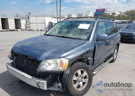 2005 Toyota Highlander V6 z USA, uszkodzony, nr VIN JTEGP21A550080749
